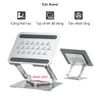 Giá Đỡ Máy Tính Bảng, Ipad, Điện Thoại để bàn - Chất Liệu Hợp Kim Nhôm Cao Cấp Xoay 360 độ