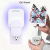 Đèn bắt muỗi côn trùng gắn tường nhỏ gọn đèn LED UV an toàn không chứa hoá chất