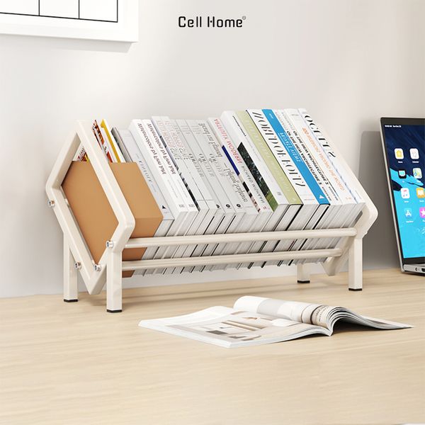 Kệ sách để bàn làm việc bàn học giá sách mini để bàn tối giản