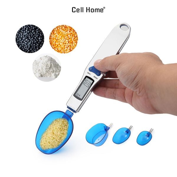 Muỗng cân điện tử tiểu li mini 3 đầu thay đo lường tiện dụng