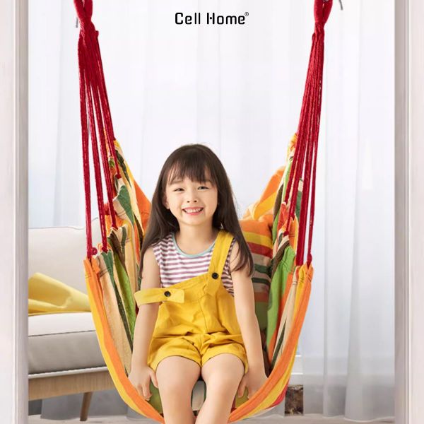 Xích đu cho bé, võng treo tại nhà và ngoài trời an toàn cho gia đình chịu tải 150KG