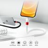 Dây sạc cho iphone, Android Type C kiêm giá đỡ điện thoại để bàn tiện ích 2 trong 1