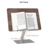 Giá đỡ đọc sách bằng nhôm mặt gỗ MDF Walnut điều chỉnh được độ cao