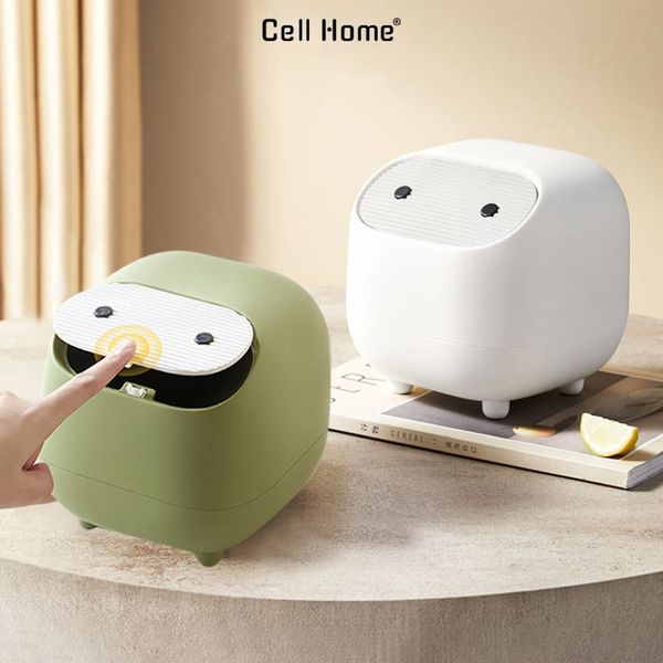 Thùng rác mini để bàn thùng rác văn phòng hình Ninja trang trí