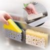 Giá để miếng rửa bát / xà phòng gắn bồn rửa chén nhà bếp, nhà tắm dạng kẹp giác hút tiện lợi