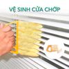 Dụng cụ vệ sinh rèm cửa chớp, cửa quạt điều hoà, vệ sinh cửa sổ sợi Microfibre siêu sạch