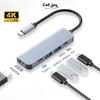 Hub chuyển đổi Type-C 5 in 1 cổng chuyển dữ liệu (1*USB-C 3.0; 1*USB-C 2.0; 1*HDMI 4K/30Hz; 1*PD 100W; 1* USB-C Data)