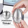 Đồng hồ Pomodoro hẹn giờ thép không gỉ đồng hồ đếm ngược để bàn giúp làm việc học tập hiệu quả bấm giờ 55 phút