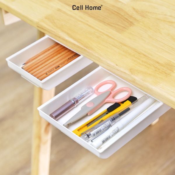 Ngăn kéo dưới bàn 25.5x20 cm gắn bàn làm việc hộc bàn rời văn phòng