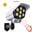 Đèn trụ cổng năng lượng mặt trời LED hình camera chống trộm