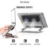 Giá đỡ laptop kiêm đế tản nhiệt sò lạnh có thể tháo rời cho Macbook Air Pro Surface Laptop Tablets gấp gọn có quạt tản nhiệt đôi MEMO DP01