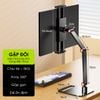 Giá đỡ màn hình phụ, máy tính bảng hợp kim nhôm xoay 360° gập linh hoạt