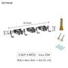 Móc treo chổi cây lau nhà móc treo nhà tắm đa năng inox 304 dán tường kẹp siêu chắc