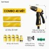 Bộ vòi tưới cây, rửa xe co giãn lò xo 10-40m vòi xịt cất gọn nhiều chế độ tưới