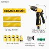 Bộ vòi tưới cây, chăm sóc sân vườn co giãn lò xo 10-40m vòi xịt cất gọn nhiều chế độ tưới