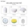 Bộ 6 đầu cọ, bộ 6 đầu thay thế chổi cọ sàn nhà tắm tự động JESOPB nhà vệ sinh, nhà tắm thông minh 360 độ
