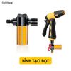Bộ vòi tưới cây, chăm sóc sân vườn co giãn lò xo 10-40m vòi xịt cất gọn nhiều chế độ tưới