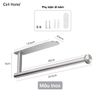 Giá treo khăn giấy gọn gàng dán tường tiện lợi cho nhà bếp nhà tắm