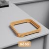 Giá đỡ gỗ cho Mac Mini M4/M4 Pro giá đỡ tản nhiệt gỗ tự nhiên sang trọng chống bụi