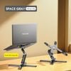 Giá đỡ laptop MCHOSE nhôm gấp gọn xoay 360 độ điều chỉnh chiều cao đứng làm việc