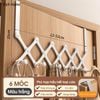 Móc treo quần áo gắn cửa, móc treo đồ cánh cửa bằng thép có thể co dãn gấp gọn