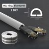 Nẹp đi dây điện nổi dán tường bảo vệ dây điện, khay ống đi dây sàn gọn gàng chống đứt gãy chống cháy
