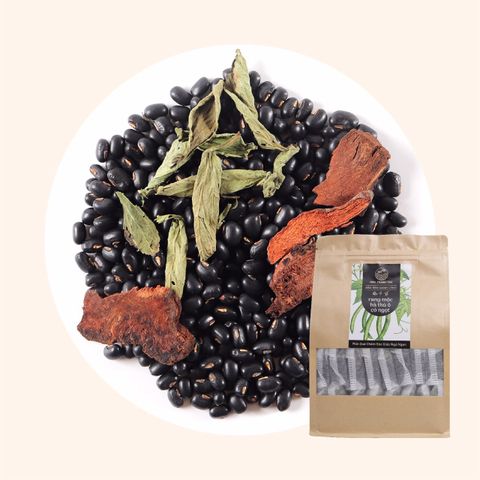 MỘC THANH TRÀ- TRÀ ĐẬU ĐEN XANH LÒNG RANG MỘC & CỎ NGỌT & HÀ THỦ Ô