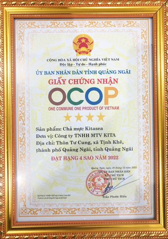 KITA Seafood Quảng Ngãi - Chả Mực Nang Chiên 500gr, Ocop 4 sao