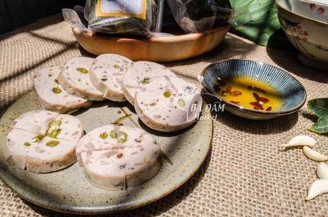 chả tai da heo ớt xiêm xanh Bình Định