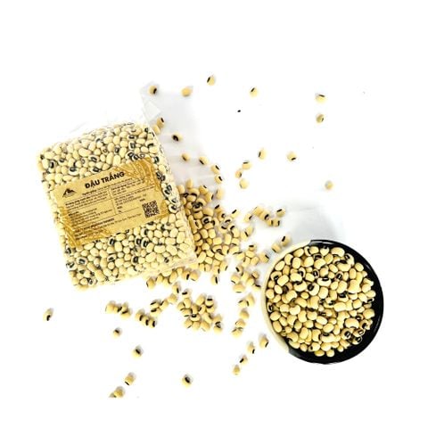 Smile Farm KonTum - Đậu Trắng Nguyên Hạt 500gr, Canh Tác Thuần Tự Nhiên