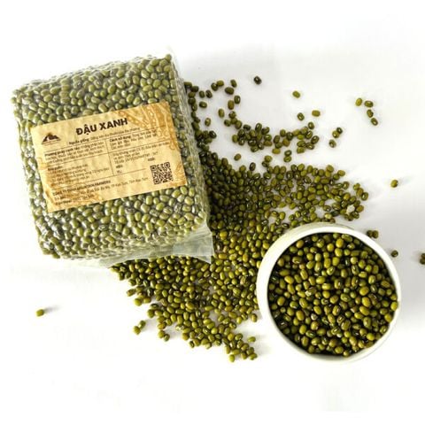 Smile Farm Kontum - Đậu Xanh Nguyên Hạt 500gr, Canh Tác Thuần Tự Nhiên