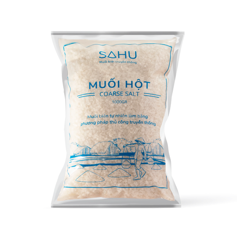 Muối hột 1kg - Thương hiệu Sahu