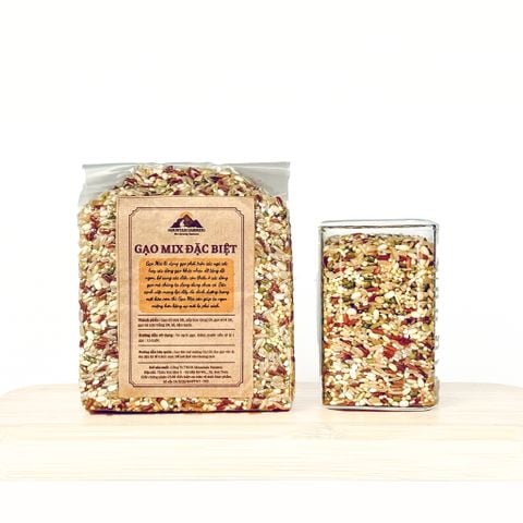 Smile Farm KonTum - Gạo Hỗn Hợp 15 Loại Hạt và Ngũ Cốc (500gr), Canh tác thuần tự nhiên