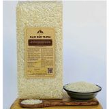 Smile Farm KonTum - Gạo Dẻo Thơm (dạng Trắng, Sạch cám) 1kg, Canh Tác Thuần Tự Nhiên