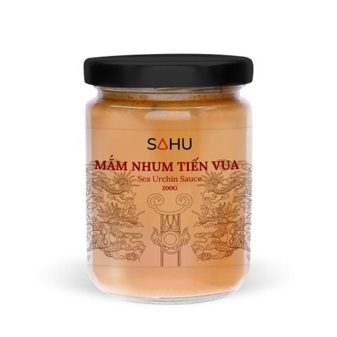 MẮM NHUM ĐẶC SẢN SA HUỲNH QUẢNG NGÃI 200GR- THƯƠNG HIỆU Sahu (HŨ THUỶ TINH)