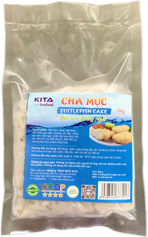 KITA Seafood Quảng Ngãi - Chả Mực Nang Sống 250gr, Ocop 4 sao