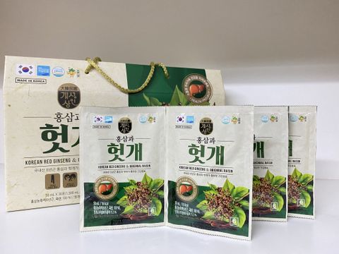 Nước Hồng Sâm Nonghuyp Hàn Quốc hộp 30 gói x 50ml
