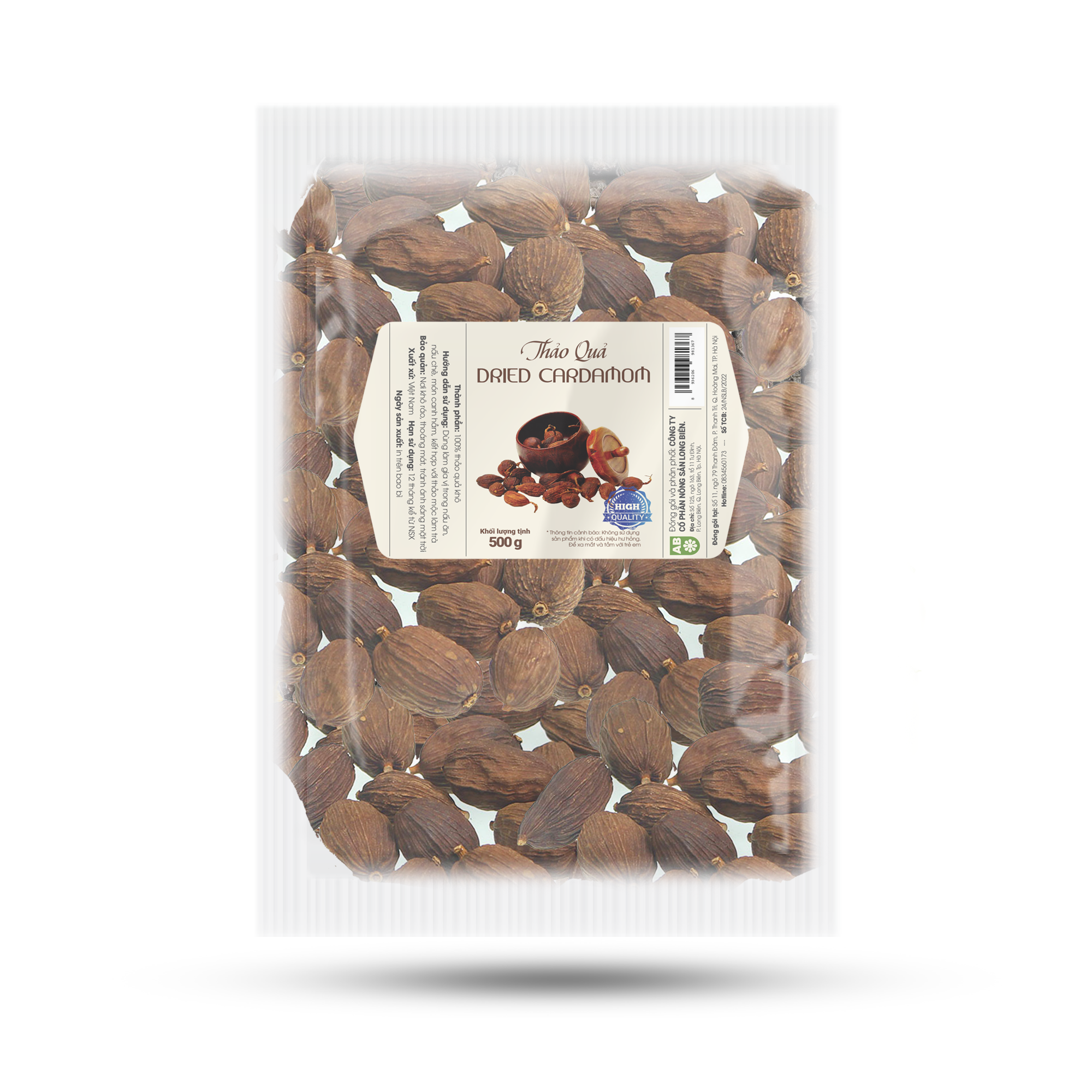  Thảo Quả ( Dried Cardamom ) AB - gói 500G 