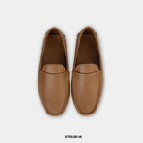 Giày Lười L05SNN - Saffiano Nâu