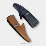 Giày Lười L05SNN - Saffiano Nâu