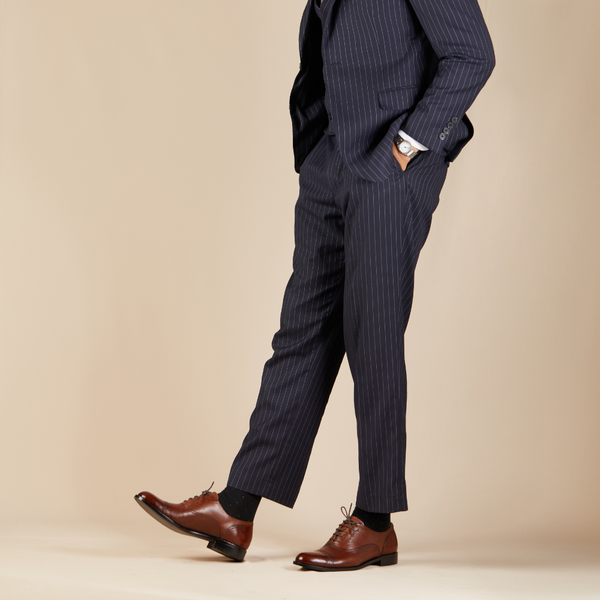 Oxford Captoe New Nâu Đỏ