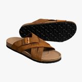 Dép Trấu Knit Nâu Sáp