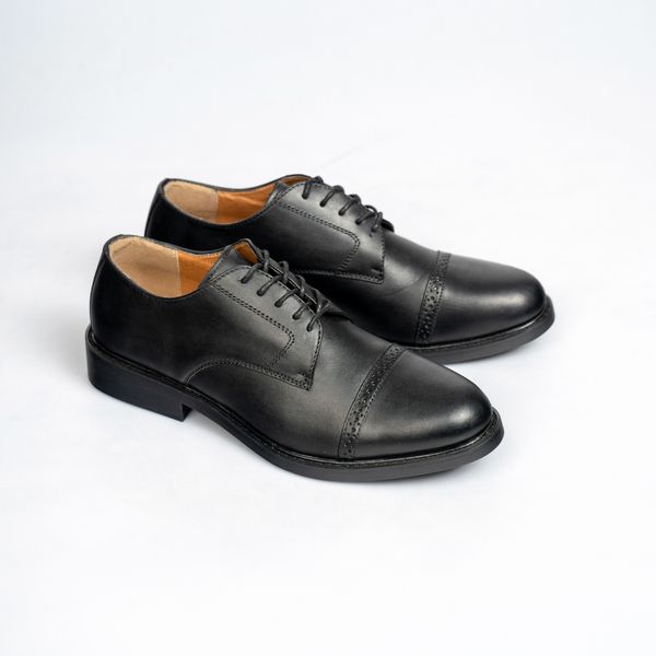 Derby Captoe Black