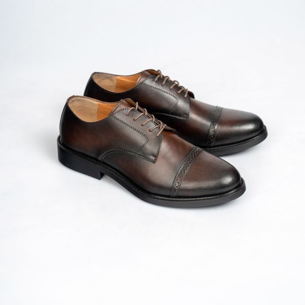 Derby Captoe Brown