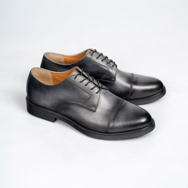 Derby Captoe Gray