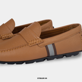 Giày Lười L05SNN - Saffiano Nâu