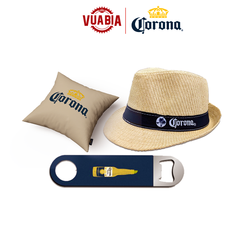 Combo Nón Corona + Gói Corona Cao Cấp + Đồ Khui Corona - Quà Tặng Không Bán