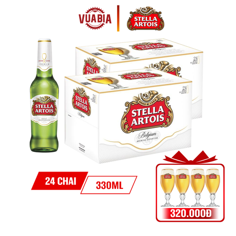 Mua Bia Stella Artois Chính Hãng Với Giá Tốt Nhất - Vua Bia