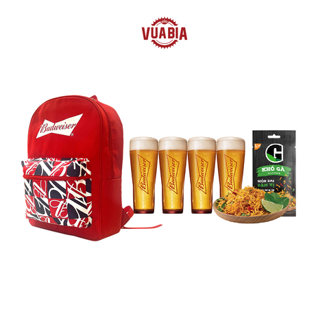 Combo Ba Lô Budweiser Cao Cấp (laptop 15