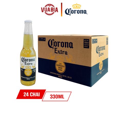 Bia Corona Extra Thùng 24 Chai 330ml.